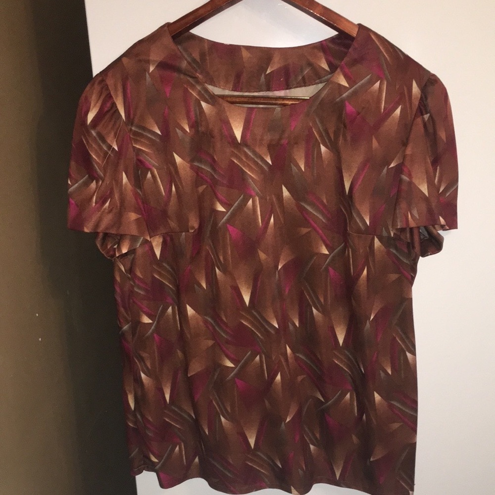 Vintage Handmade Plus Size Blouse